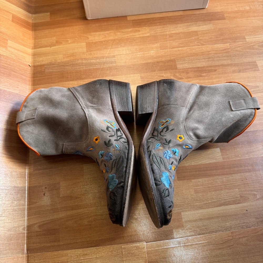 Strategia Roxana embroidered leather, cowboy boot, the shoebox, vero cuioio, 39 - Picture 15 of 16